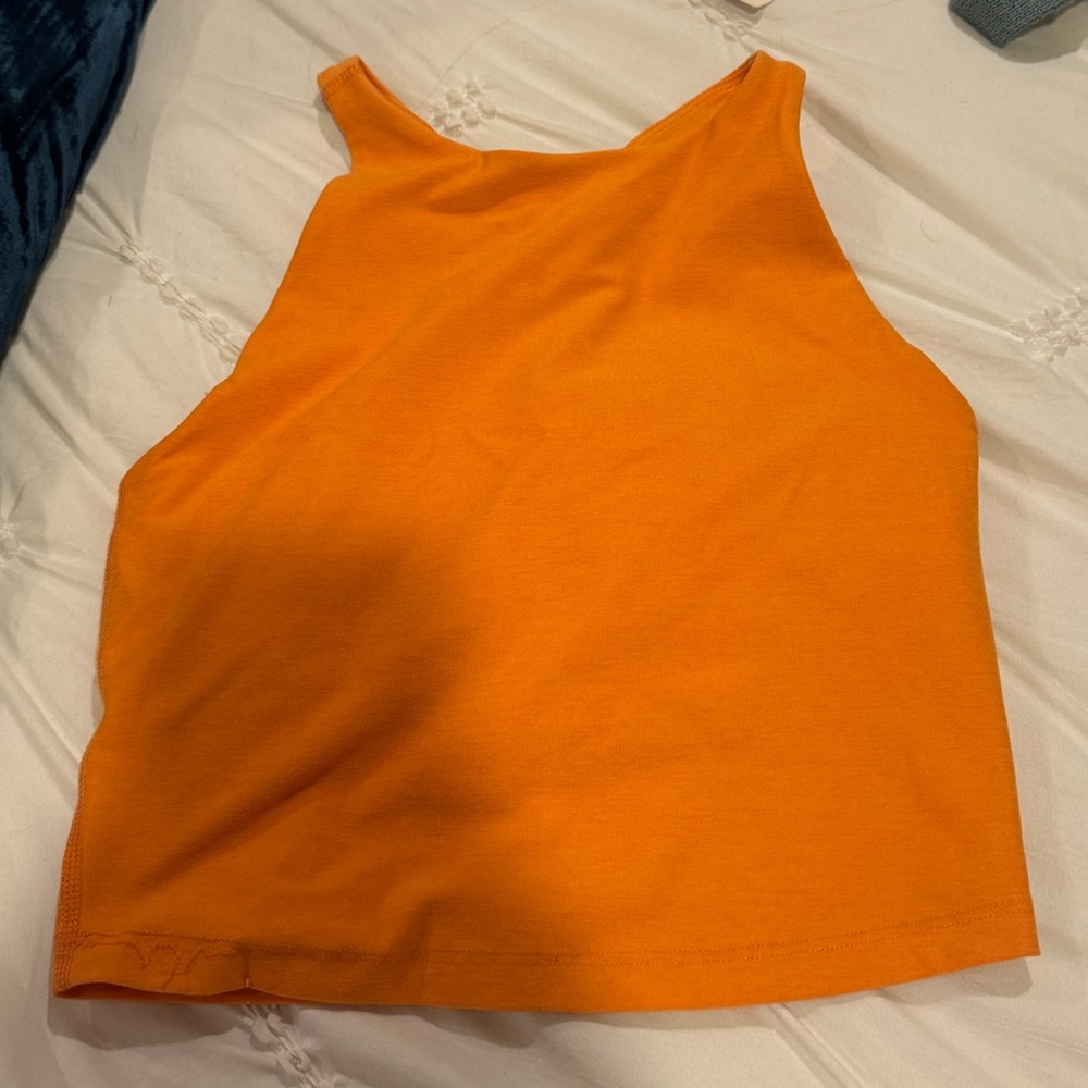Beyond Yoga Bright Orange Tank Top
